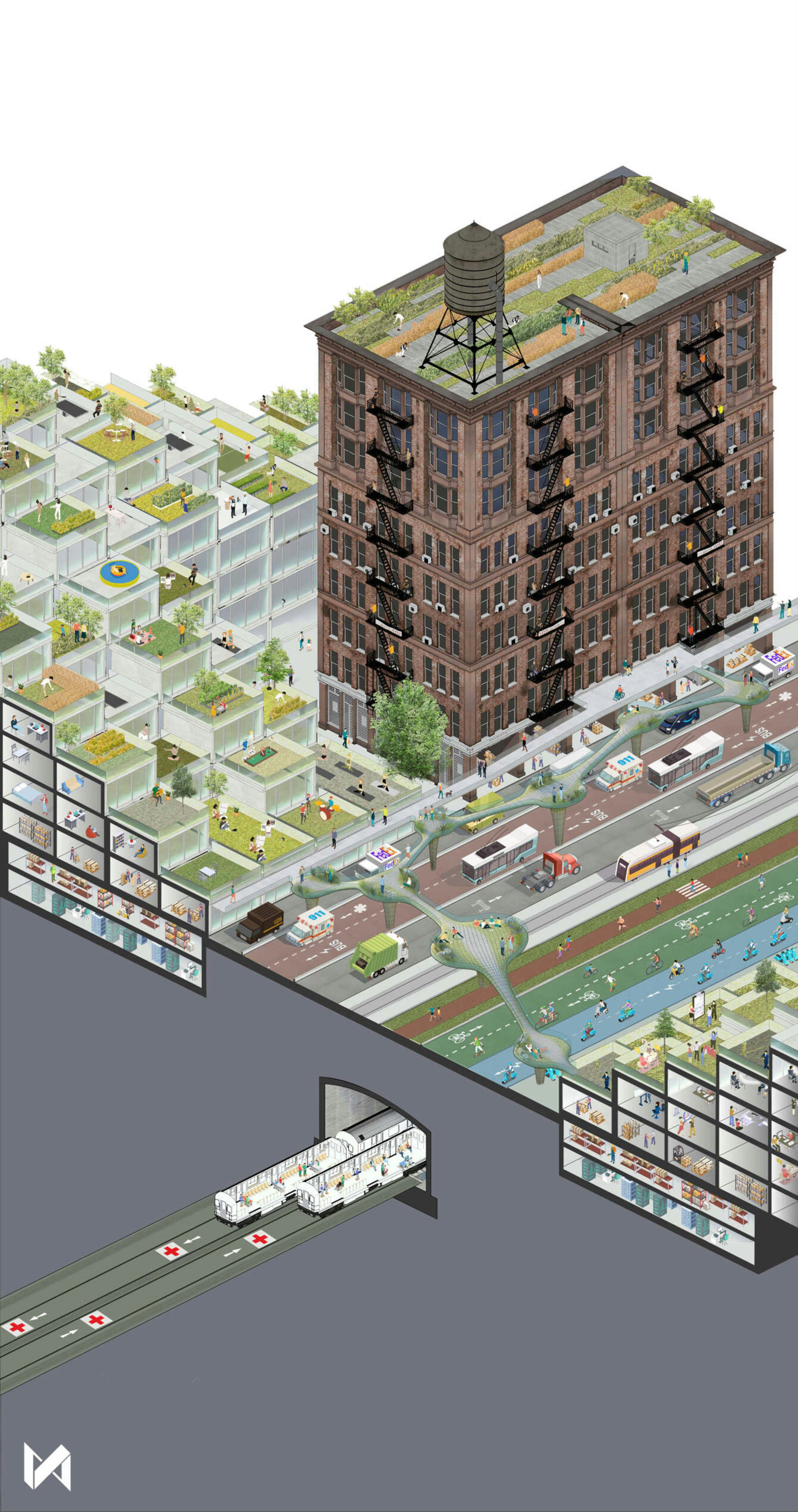 A New and Improved Urban Streetscape