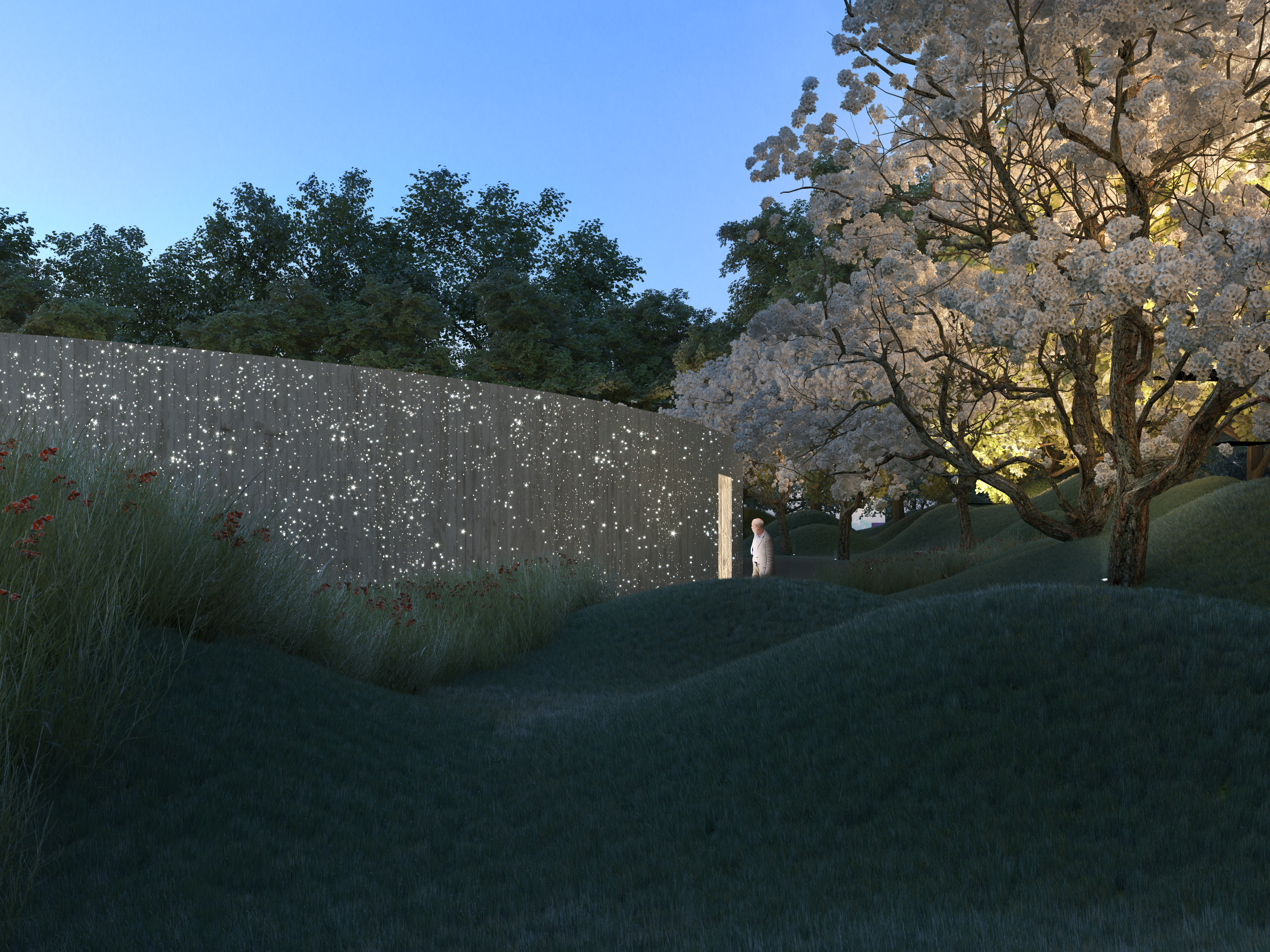 WWI Memorial: Paths of Americans